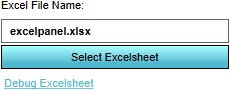 The Excel selection button.