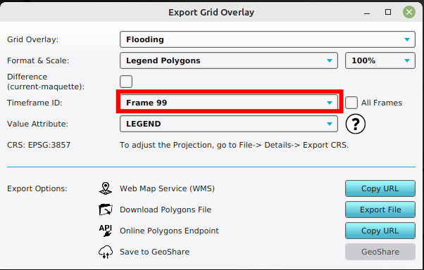 Optionally select a particular timeframe and or difference overlay, if applicable.