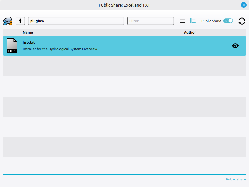 The Hydrologic System Overview installer found on the Public Share.