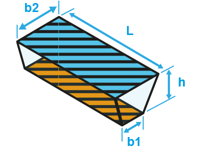 External water body as a trapezoid
