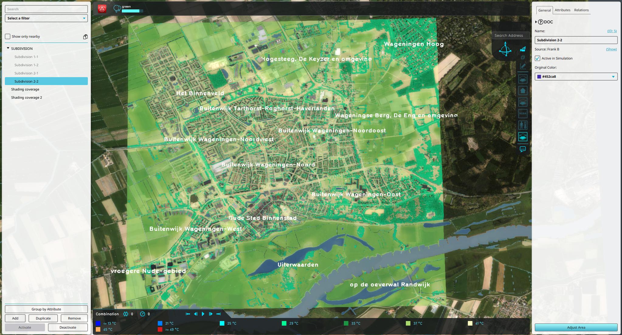 The four parts calculated and stored in the Combo Overlay.