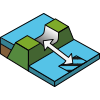 Waterwizard icon breach measurement distance m.png