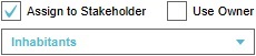 Additional settings for assigning stakeholder(s).
